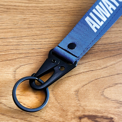TACTICAL CLIP KEYRING - ALWAYS TIRED