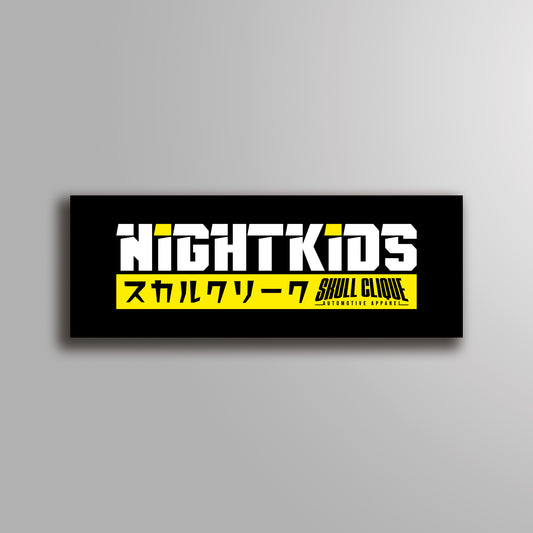 NIGHT KIDS - SLAP STICKER