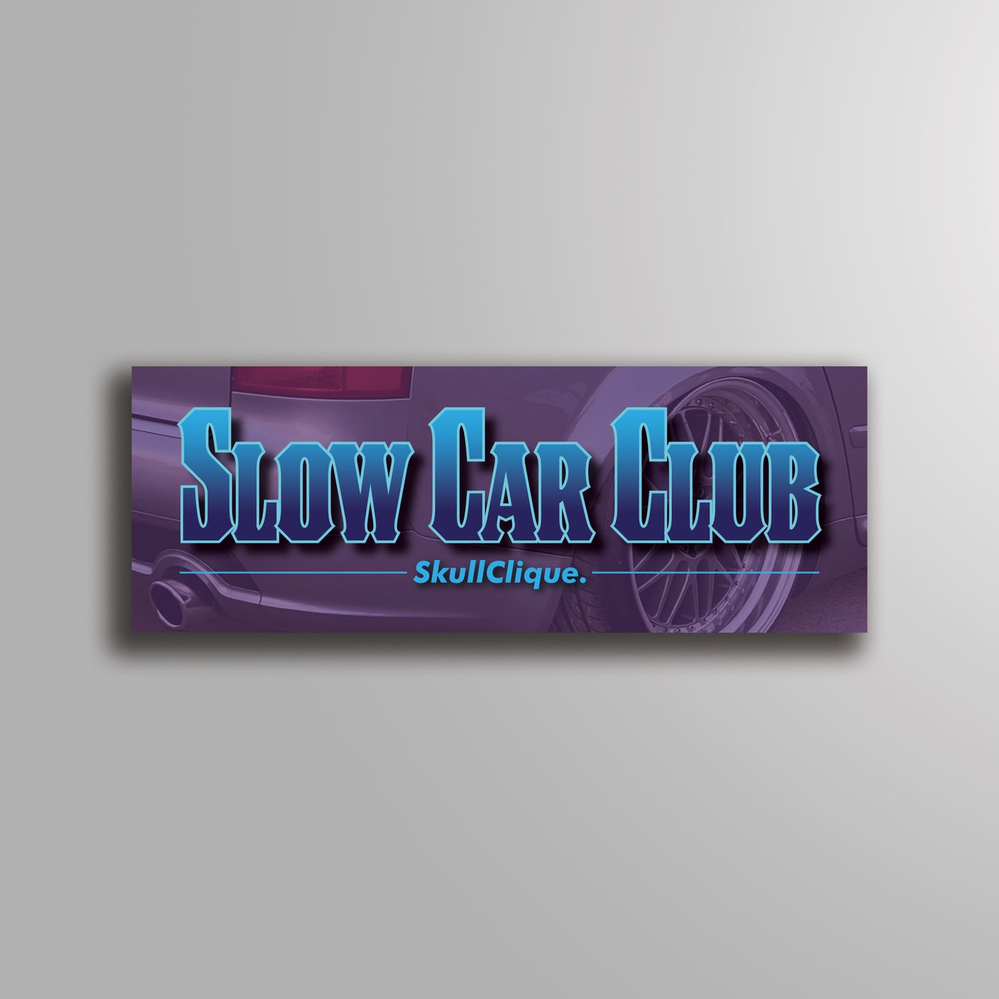 SLOW CAR CLUB - SLAP STICKER